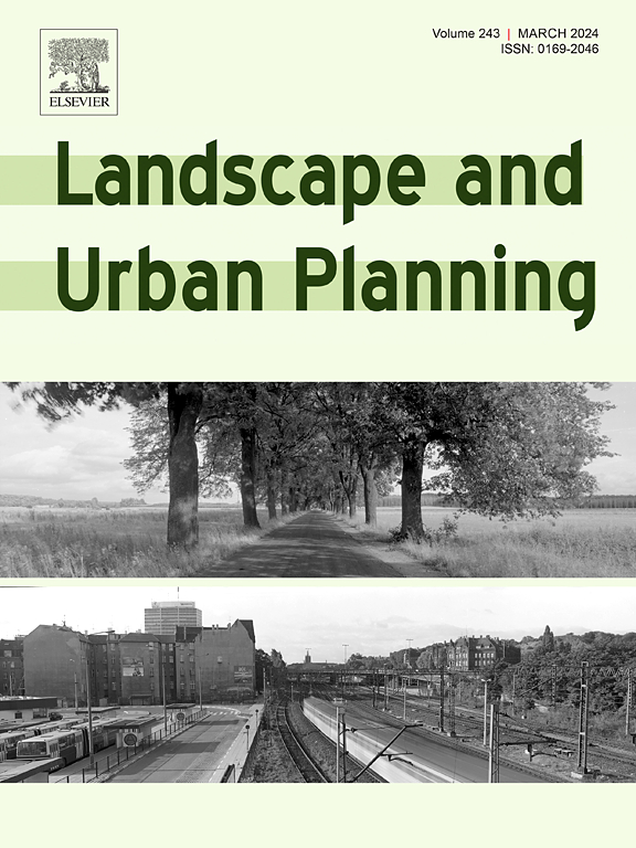 Go to journal home page - Landscape and Urban Planning